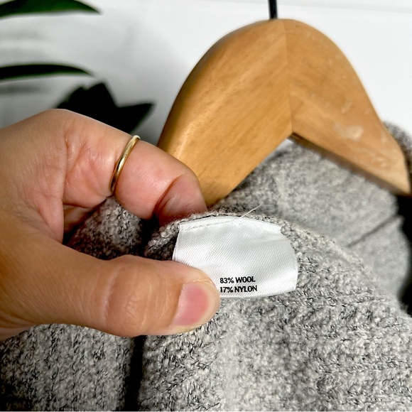 Eileen Fisher Ribbed Wool Cardigan - Picture 9 of 9